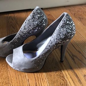 Jessica Simpson Jeweled Platform heels